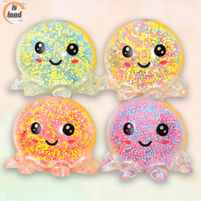 Đồ Chơi Nắn Bóp Đàn Hồi Giảm Stress Hình Bạch Tuộc