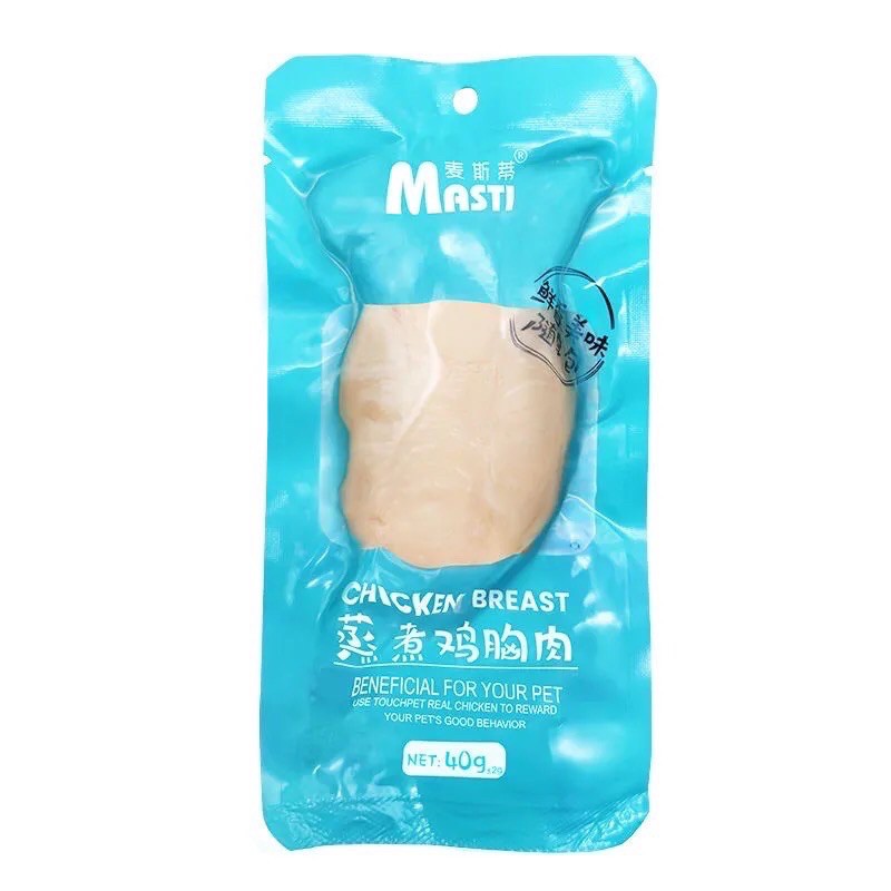 Ức Gà hấp Masti 40gr cho Chó Mèo