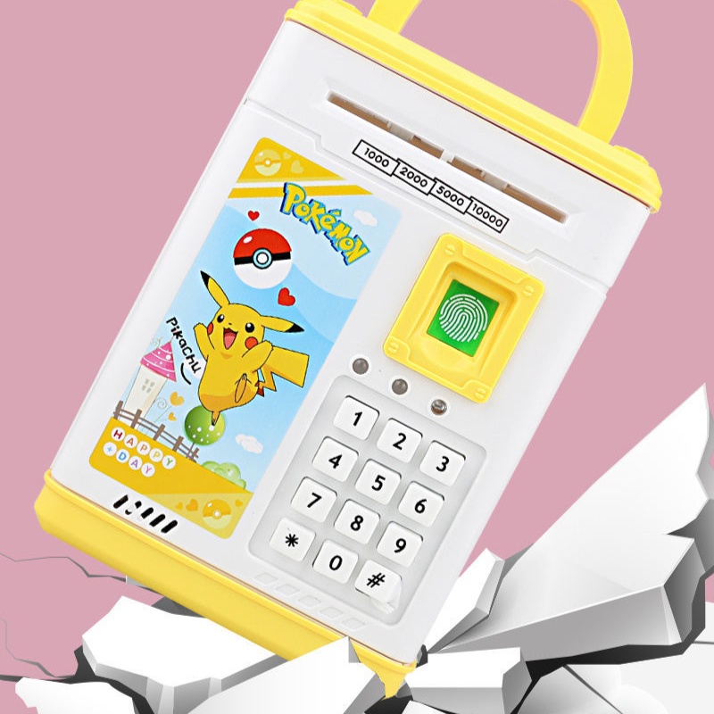 Hộp Tiết Kiệm Tiền Có Mật Khẩu Vân Tay Đồ Chơi An Toàn Cho Bé