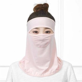 Khẩu Trang NIJA che kín mặt, cổ. Khẩu trang vải lụa lạnh thoáng khí chống nắng ,chống bụi bảo vệ cổ mới 2021