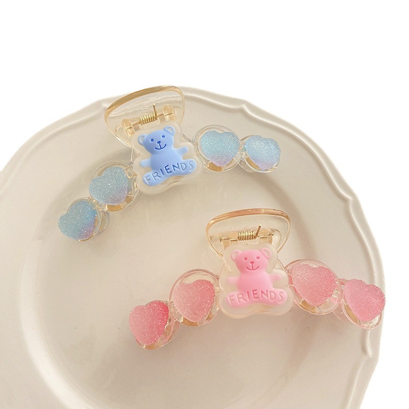 Kẹp Tóc Hình Gấu Gummy Thời Trang Hàn Quốc Dễ Thương Cho Nữ