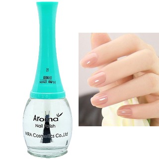 [No.21 - Sơn Dưỡng] Sơn móng tay Aroma Nail Polish Cao cấp Hàn Quốc 15ml