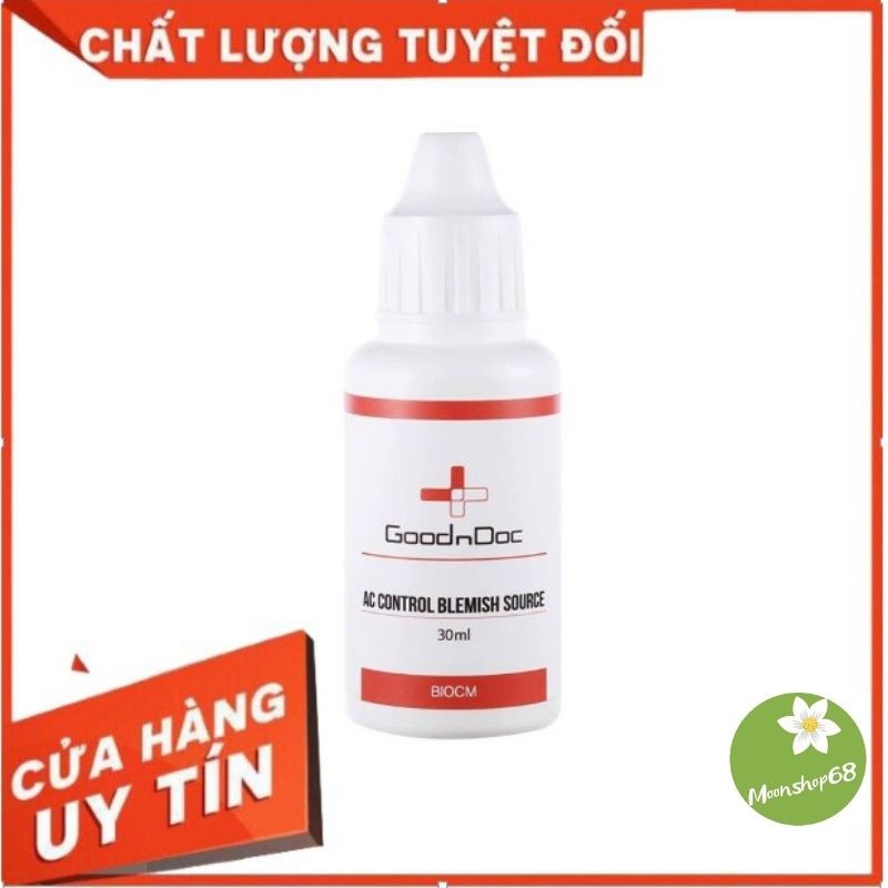 [NHẬP KHẨU CHÍNH HÃNG] Tinh chât ức chế mụn kháng khuẩn ngăn ngừa lây lan mụn Goodndoc AC Control Blemish Source 50ml