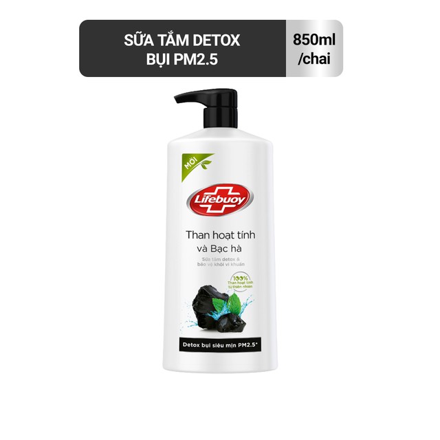 Sữa tắm Lifebuoy Detox và Bảo vệ khỏi vi khuẩn 850gr (Chai) | BigBuy360 - bigbuy360.vn