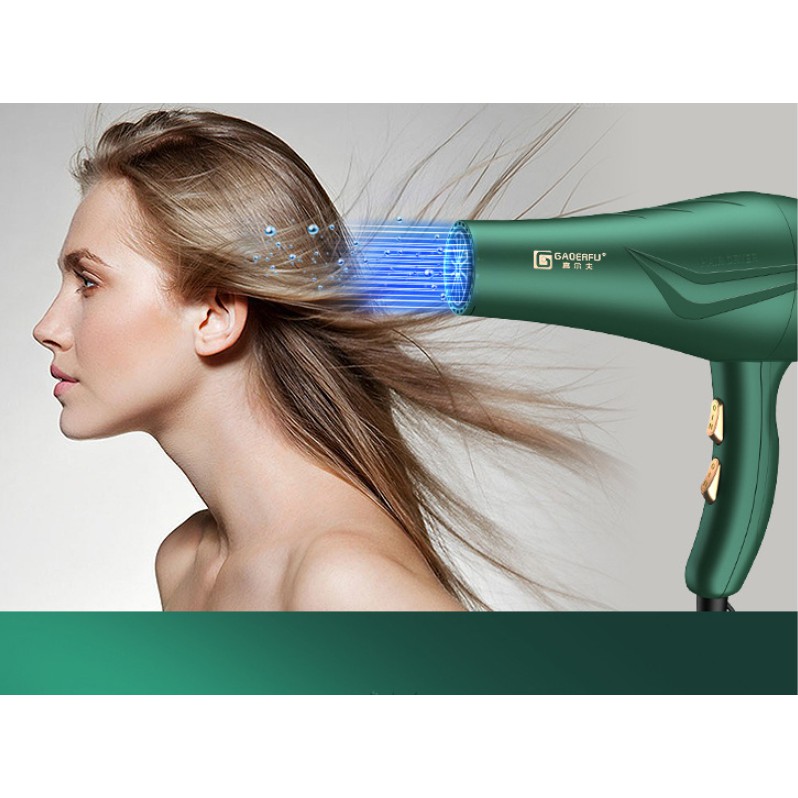 Máy sấy tóc GAOERFU 2 chiều , máy sấy công suất lớn, tặng kèm 3 món phụ kiện