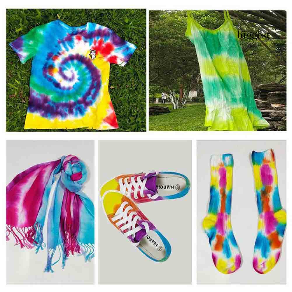 Set 12 màu nhuộm vải tie dye DIY chất lượng cao