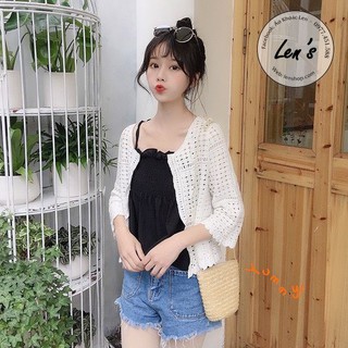 ÁO KHOÁC NHẸ REN VUÔNG