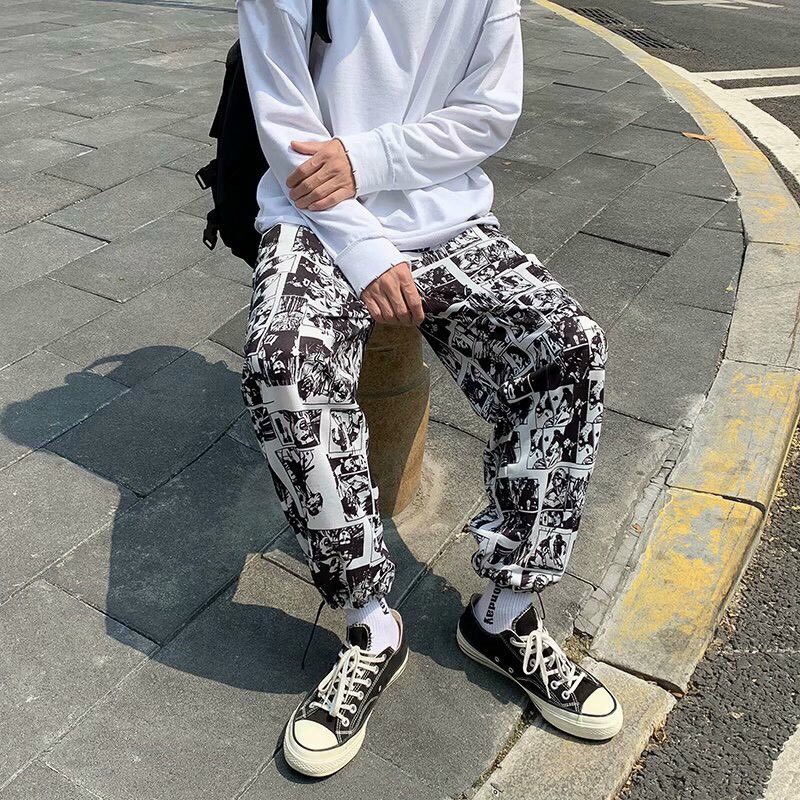 Quần Dài Ống Rộng Lưng Cao Thời Trang Unisex Dành Cho Nam Nữ - Quân Ống Rộng - Quần Jogger | BigBuy360 - bigbuy360.vn