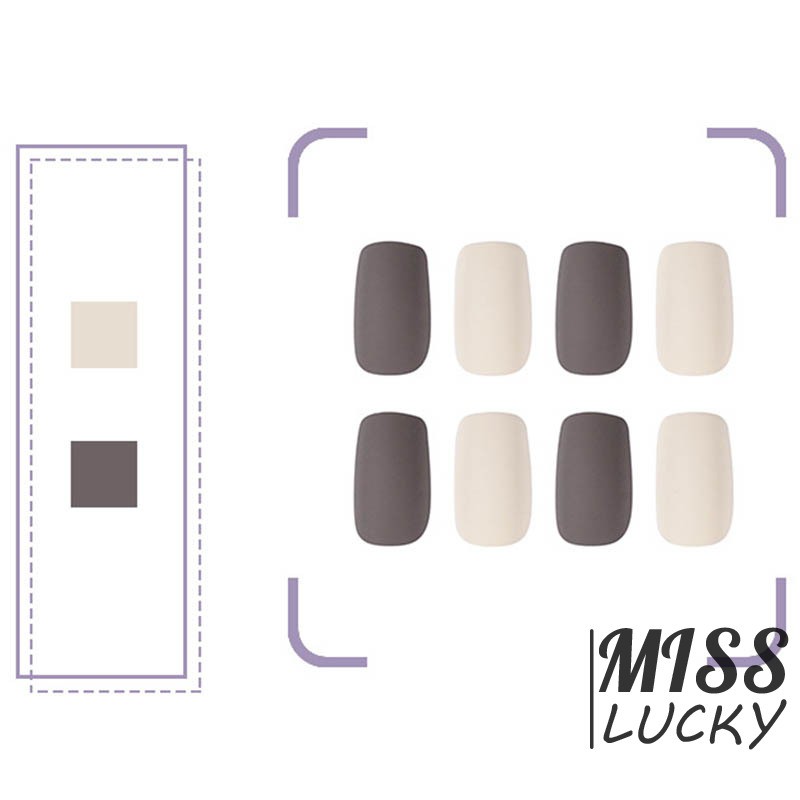 Set 24 Móng Tay Giả Thời Trang Quyến Rũ Cho Nữ