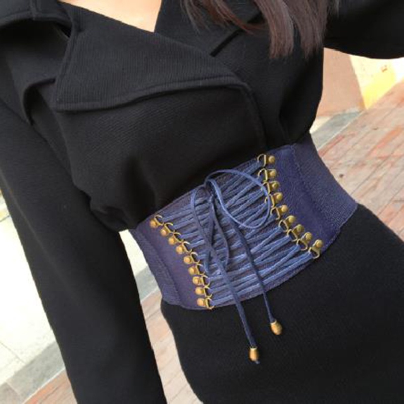 Woman Fashion Elastic Stretch Wide Band Corset Waist