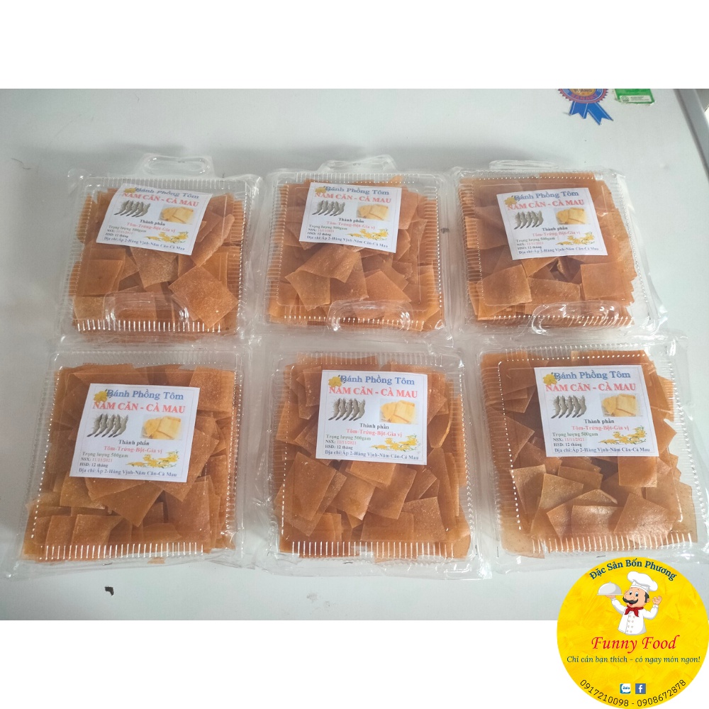 Bánh Phồng Tôm [Năm Căn – Cà Mau] 500g – Đặc Sản Cà Mau - Funnyfood | BigBuy360 - bigbuy360.vn