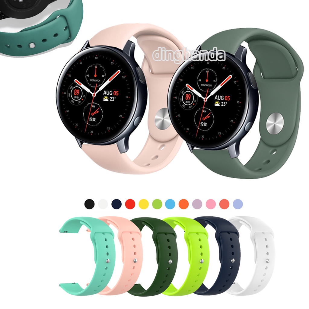Dây đồng hồ từ silicon mềm dành cho Samsung Galaxy Watch Active 2