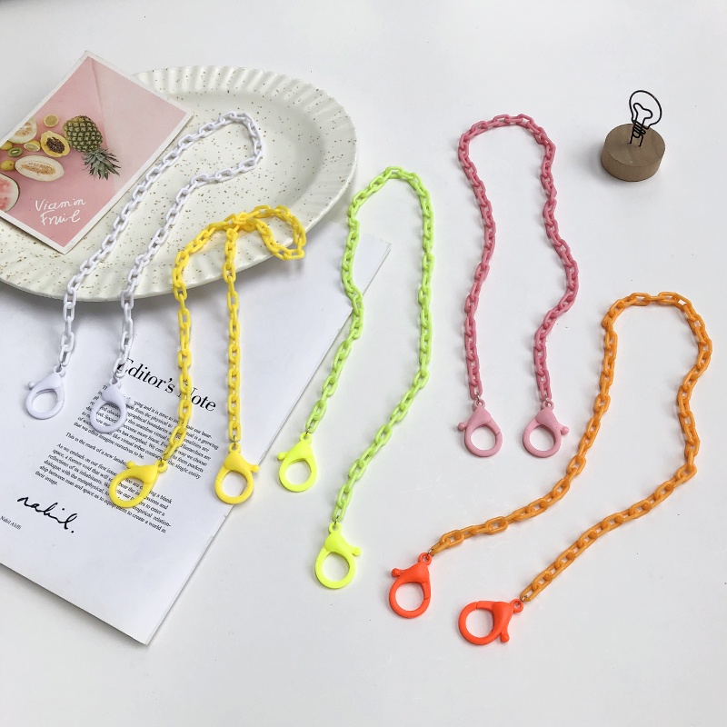 Dây Đeo Kính Chống Thất Lạc Bằng Acrylic Màu Kẹo Thời Trang Hàn Quốc Cho Nữ
