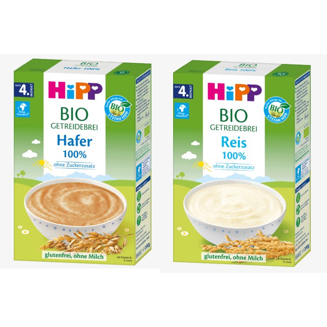 BỘT ĂN DẶM HIPP BIO CHO TRẺ TỪ 4 THÁNG