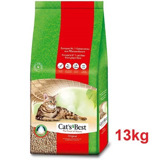 Cát vệ sinh mèo, cát gỗ cho mèo Cat's Best 13L (30kg)