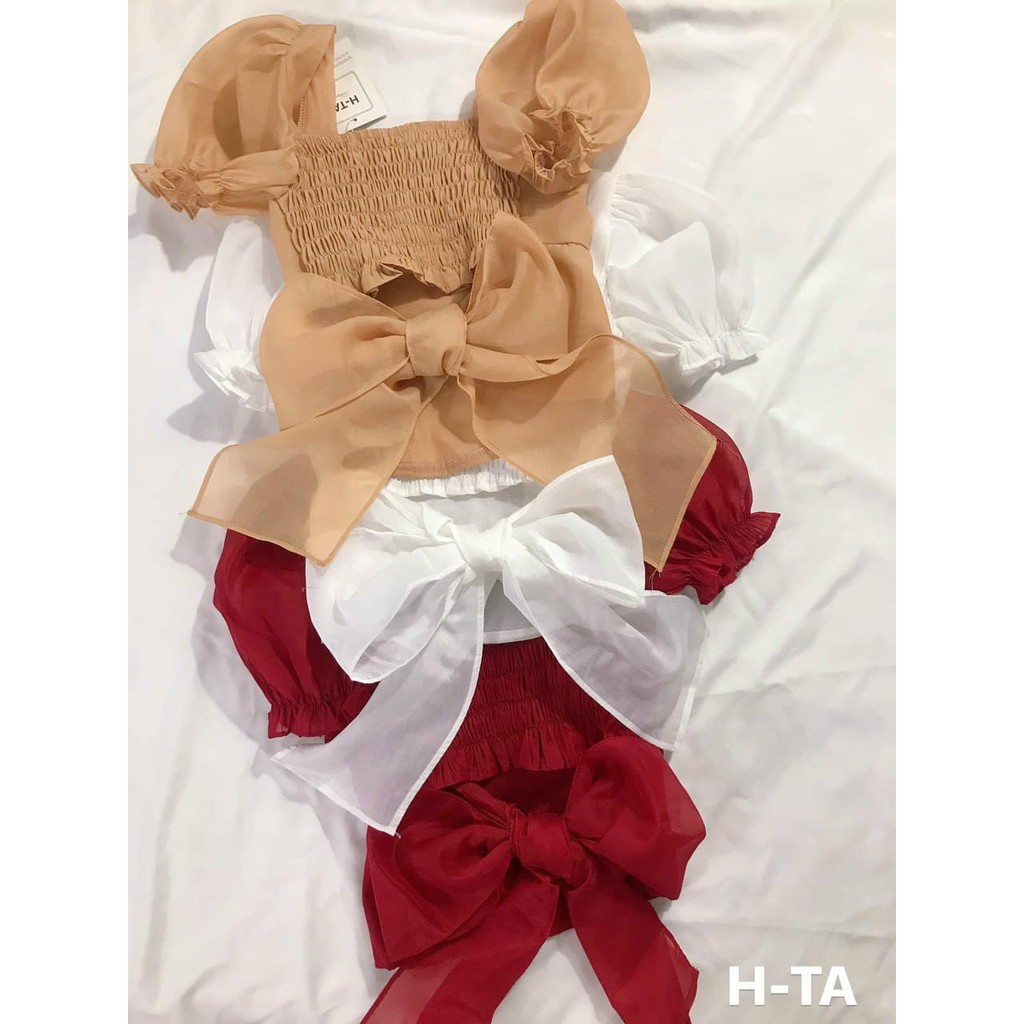 Áo tiểu thư buộc NƠ LƯNG (kèm ảnh thật,video) | BigBuy360 - bigbuy360.vn