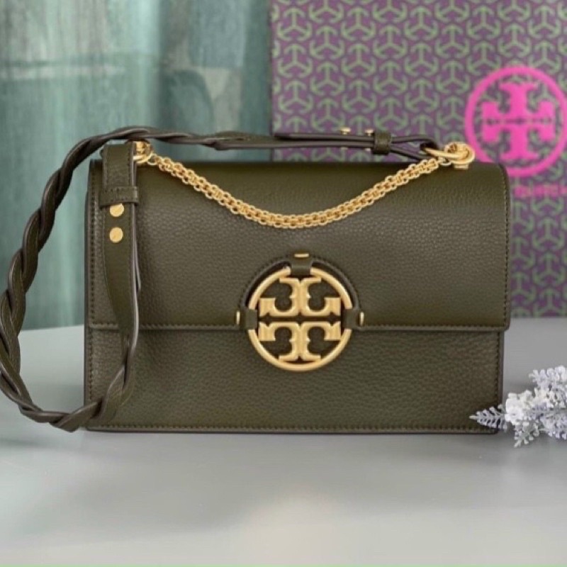 📛RẺ VÔ ĐỊCH📛TÚI TB MILLER SHOULDER DA THẬT NỮ SIZE 27