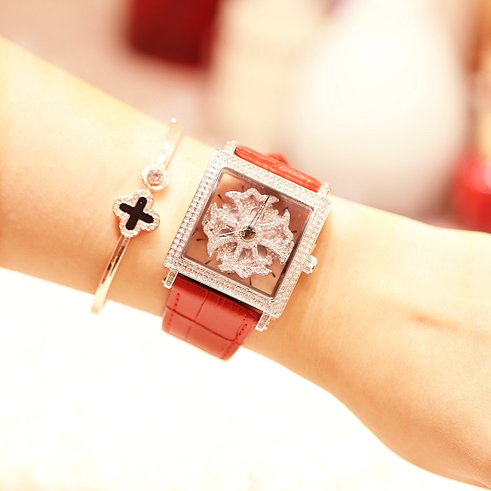 [Mã FAMAYFA2 giảm 10K đơn 50K] Đồng hồ nữ Mernots Mobangtuo hàng chính hãng dây da mặt xoay | BigBuy360 - bigbuy360.vn