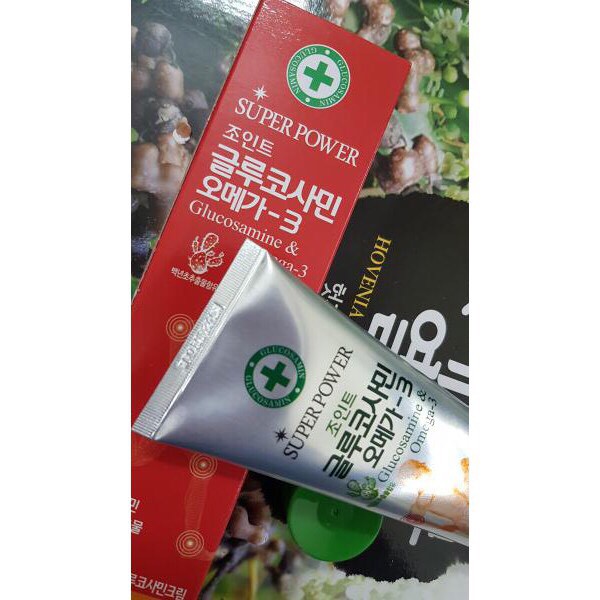 [HÀNG CHÍNH HÃNG] Dầu xoa bóp khớp, cổ, vai, gáy SUPER POWER Hàn Quốc hộp 165ml (Glucosamine &amp; Omega-3)