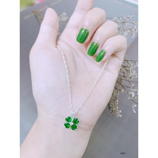 Dây chuyền bạc ta mặt cỏ 4 lá