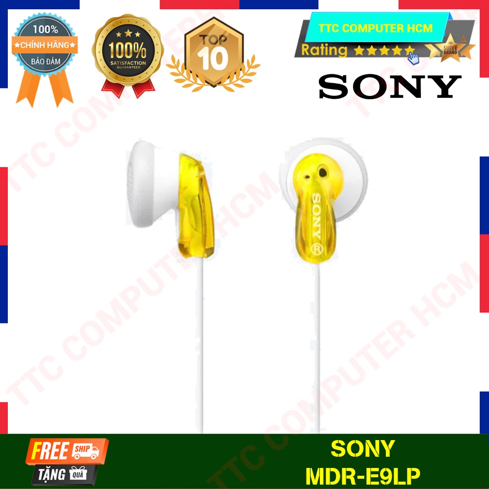 SONY MDR-E9LP | Tai Nghe SONY Nhét Tai Có Dây MDR-E9LP - HÀNG CHÍNH HÃNG TTC COMPUTER HCM
