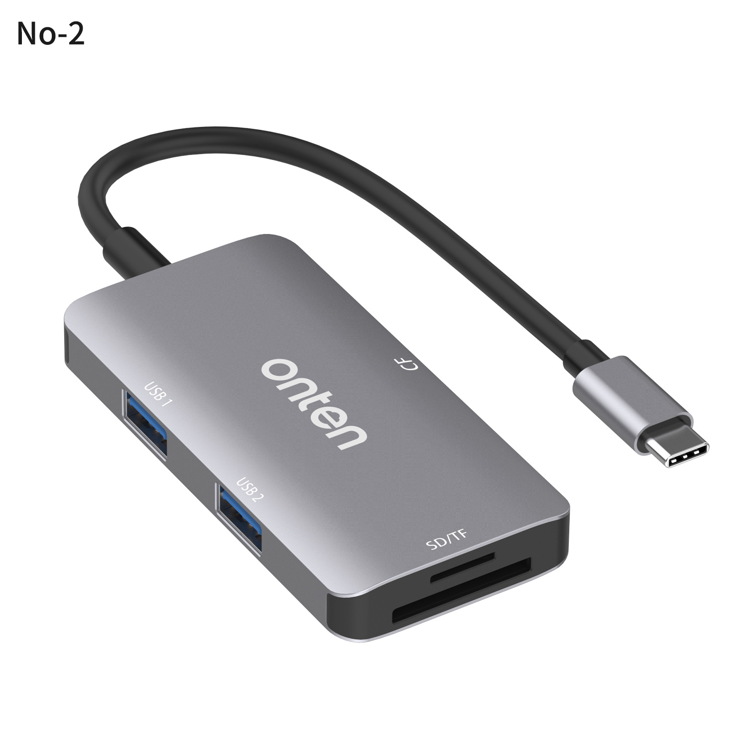 New Product USB-C to 3.0 Hub Five-in-One Expansion Dock TYPE-C to CF SD TF High-Speed Card Reader