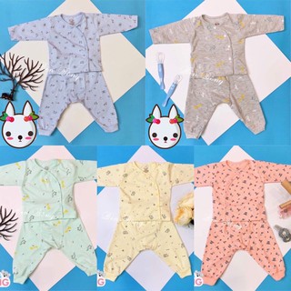 Bộ dài tay sơ sinh cho bé. Hàng cotton đẹp thấm mồ hôi