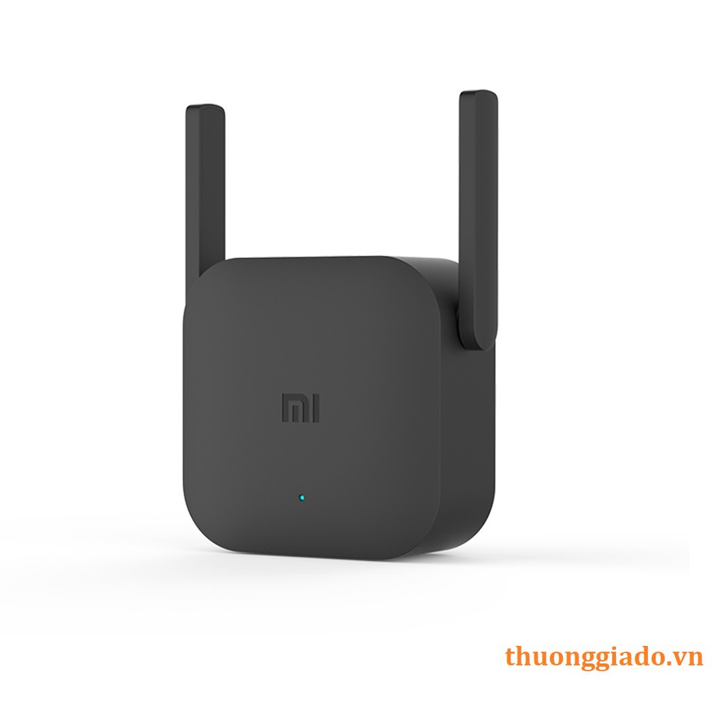 Bộ kích sóng Wifi Xiaomi Repeater Pro màu đen (2 râu - băng thông 300 Mbps)