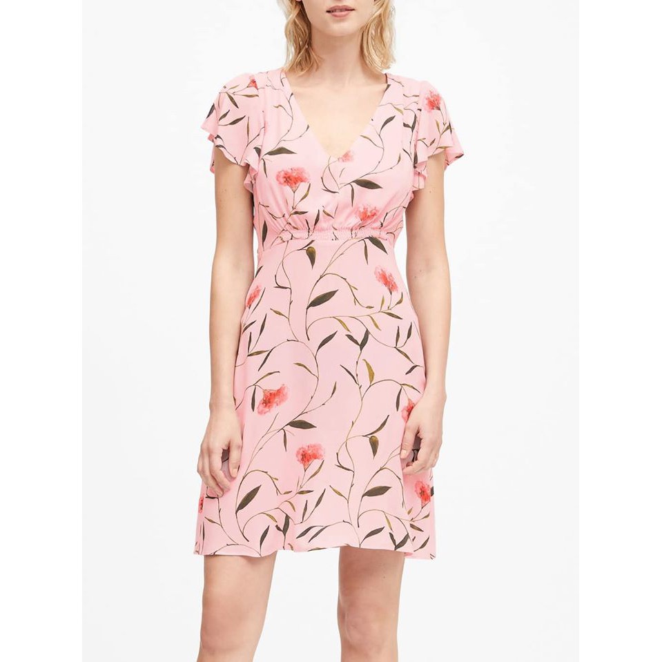 Váy BANANA REPUBLIC HỒNG HOA