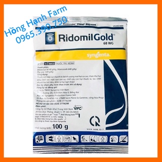 Thuốc Trừ Bệnh Cây Trồng Ridomil Gold (Gói 100g)