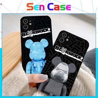 Ốp lưng iphone cạnh vuông mẫu bear b.reak bvc cho iphone6/6s/7plus/8plus/6plus/6splus/11/11pro//11promax/x-sen