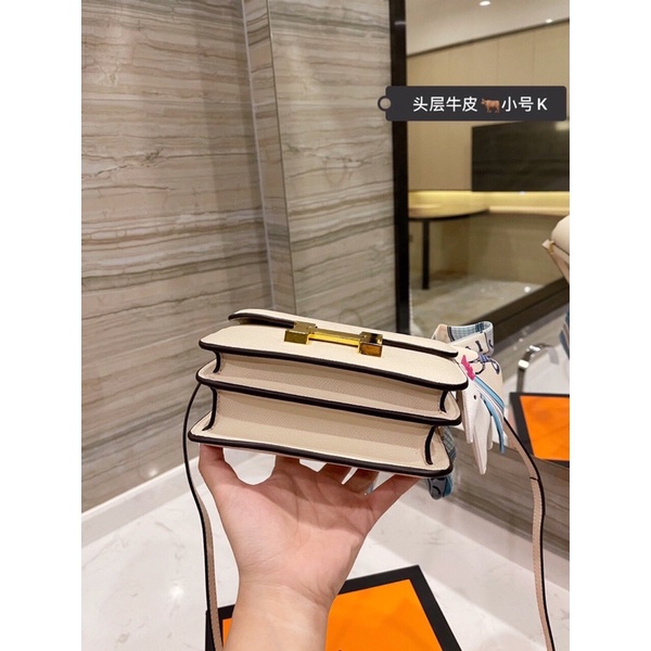 Túi xách hẻmes khoá chữ H chất da thạt sz 18