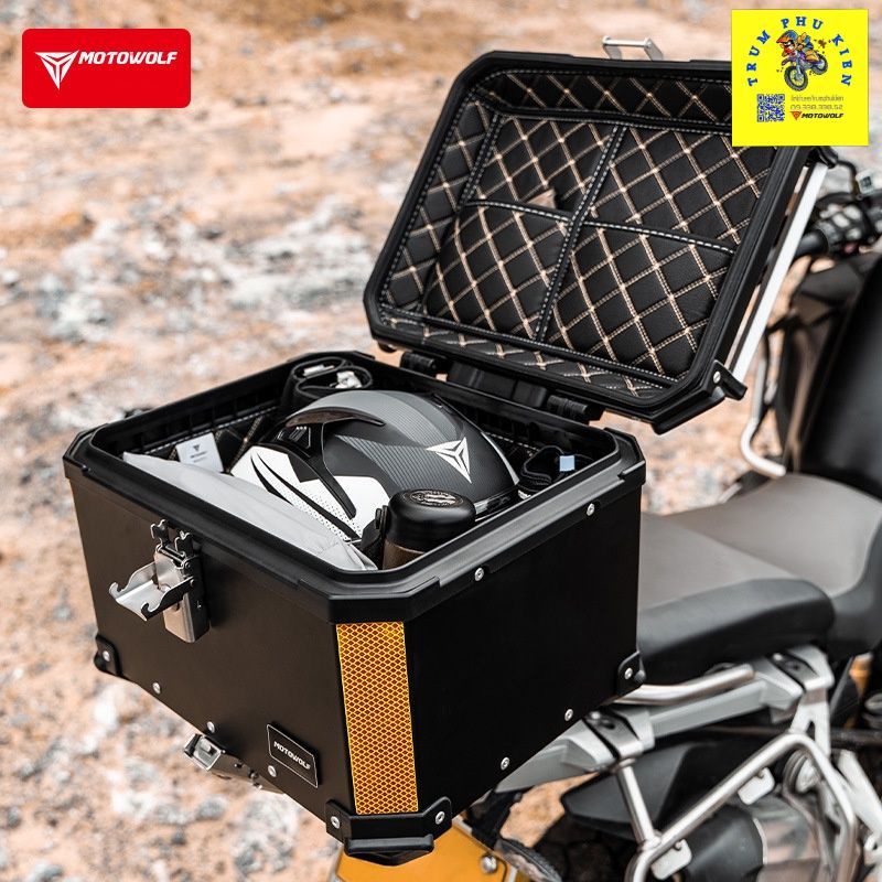 Thùng nhôm Motowolf Chính hãng - gắn mọi loại baga