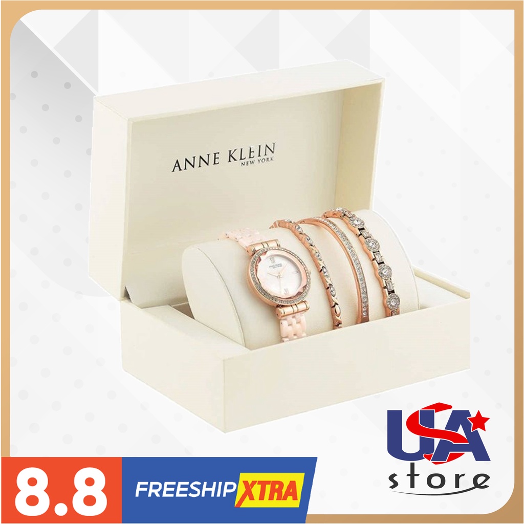 Set đồng hồ và vòng tay Anne klein 13/2316 33mm