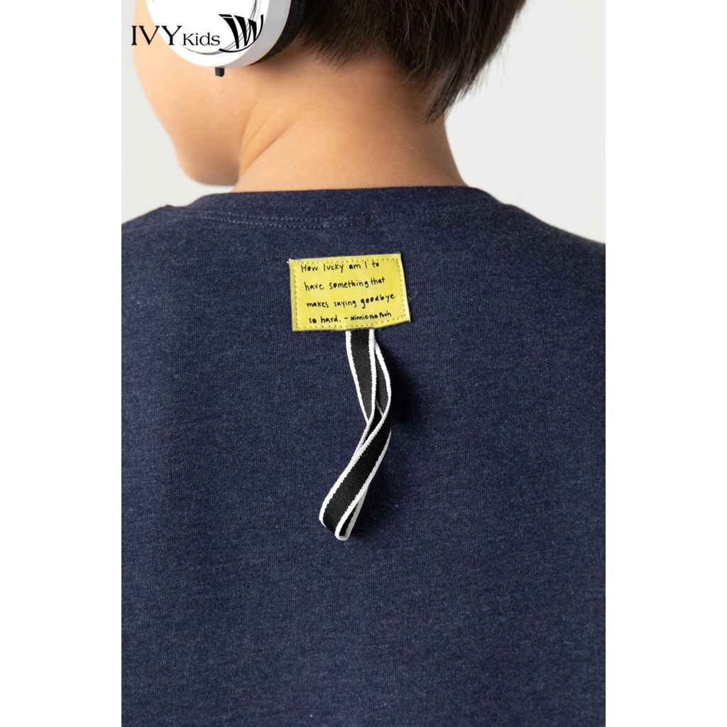 Áo thun dài tay bé trai IVY moda MS 58K1416