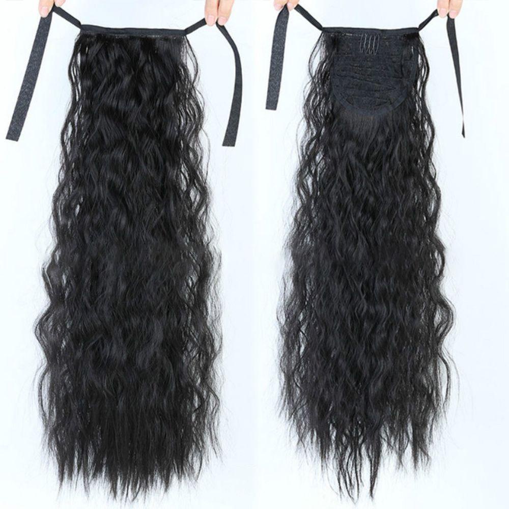 Bộ Tóc Giả Dài Xoăn Bằng Lụa Dày 1 Món Thời Trang Dành Cho Nữ