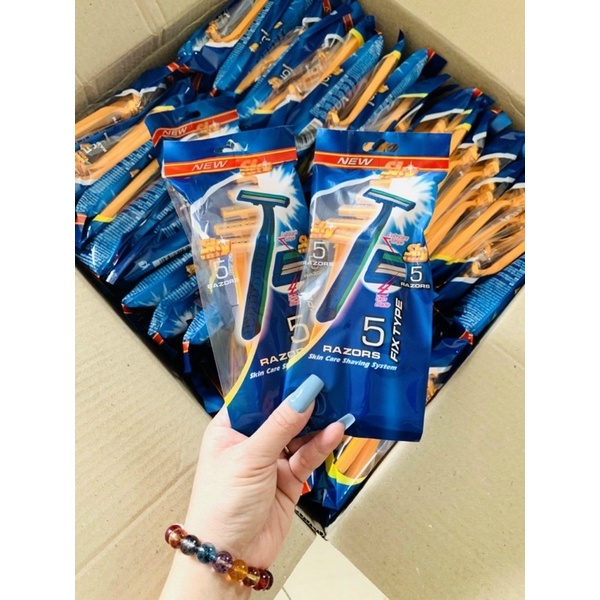 SET 5 CÂY  Dao cạo râu bịch