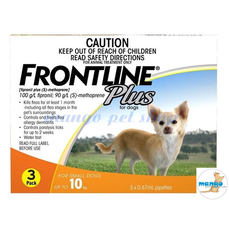 Thuốc Nhỏ Gáy Trị Ve Rận Frontline Plus Cho chó (&lt; 10KG)