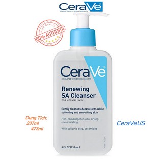 Sửa rửa mặt dịu nhẹ và se khít lỗ chân lông Cerave SA 237ml