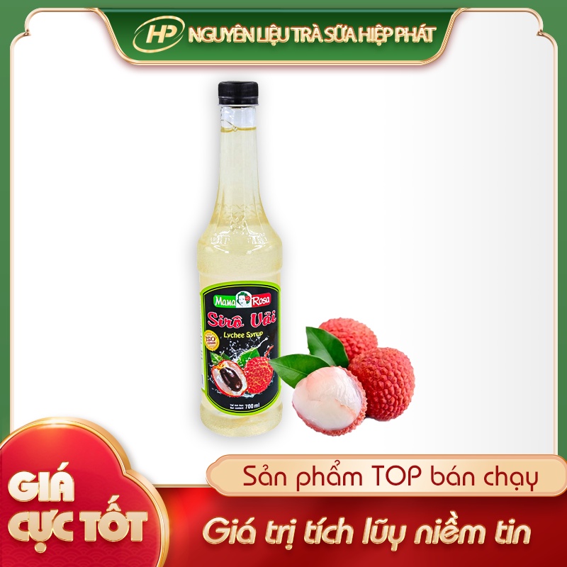Syrup vải MAMAROSA Golden Farm - 700ml  - SP000071 - Nguyên liệu pha chế trà sữa HIỆP PHÁT