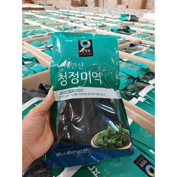 RONG BIỂN KHÔ NẤU CANH Hàn Quốc DAESANG DRIED SEAWEED 50G