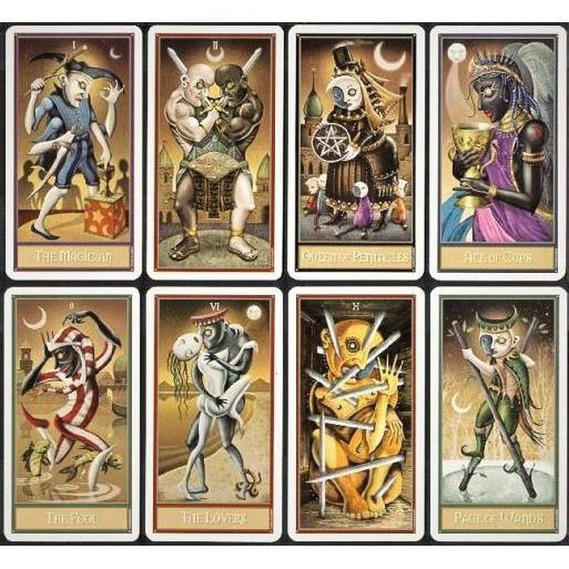 1 lá bài lẻ  của bộ Deviant Moon Tarot