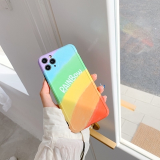 Ốp Lưng Silicon IMD Bảo Vệ Camera Rainbow