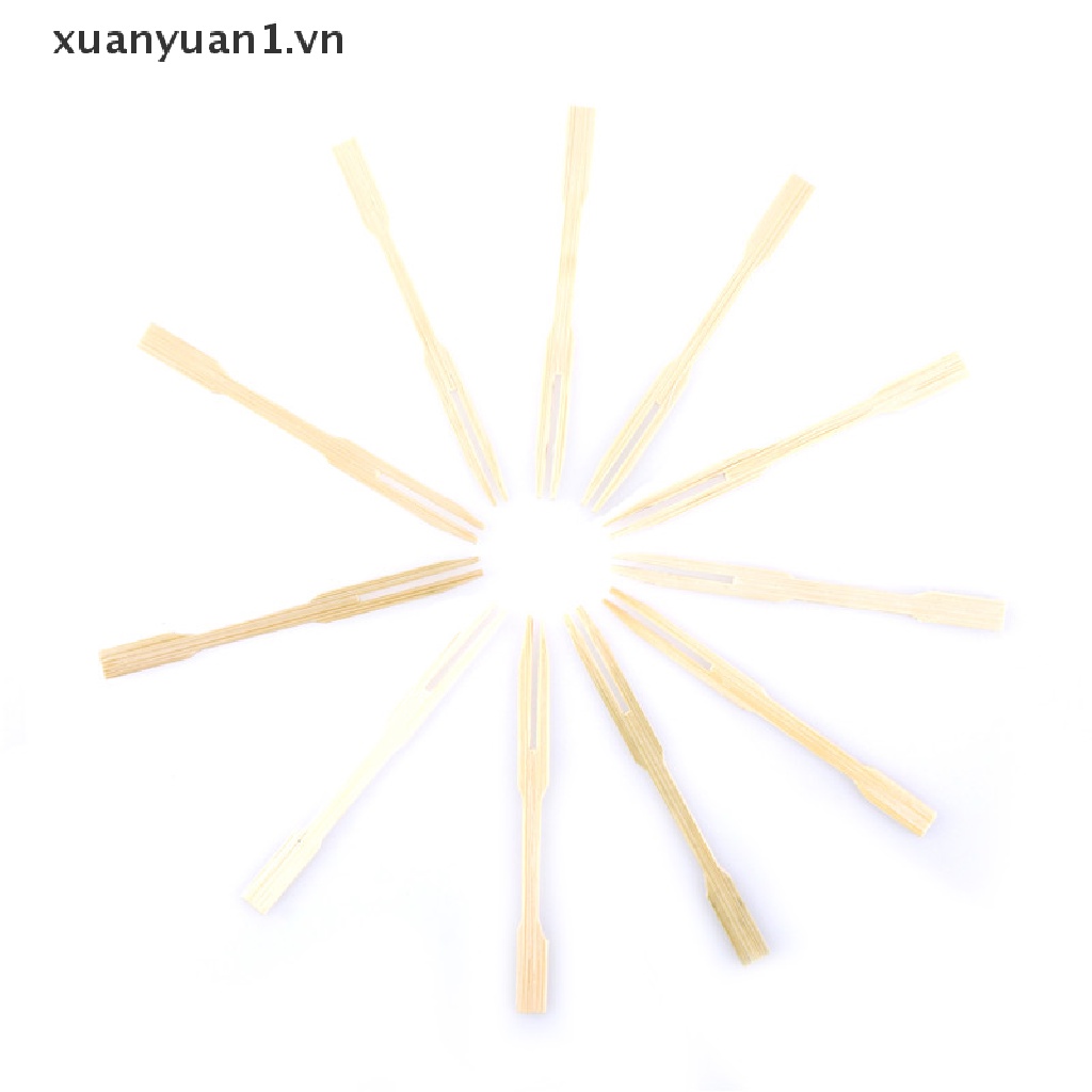 Set 80 Nĩa Tre Ăn Trái Cây Dùng Một Lần Tiện Dụng