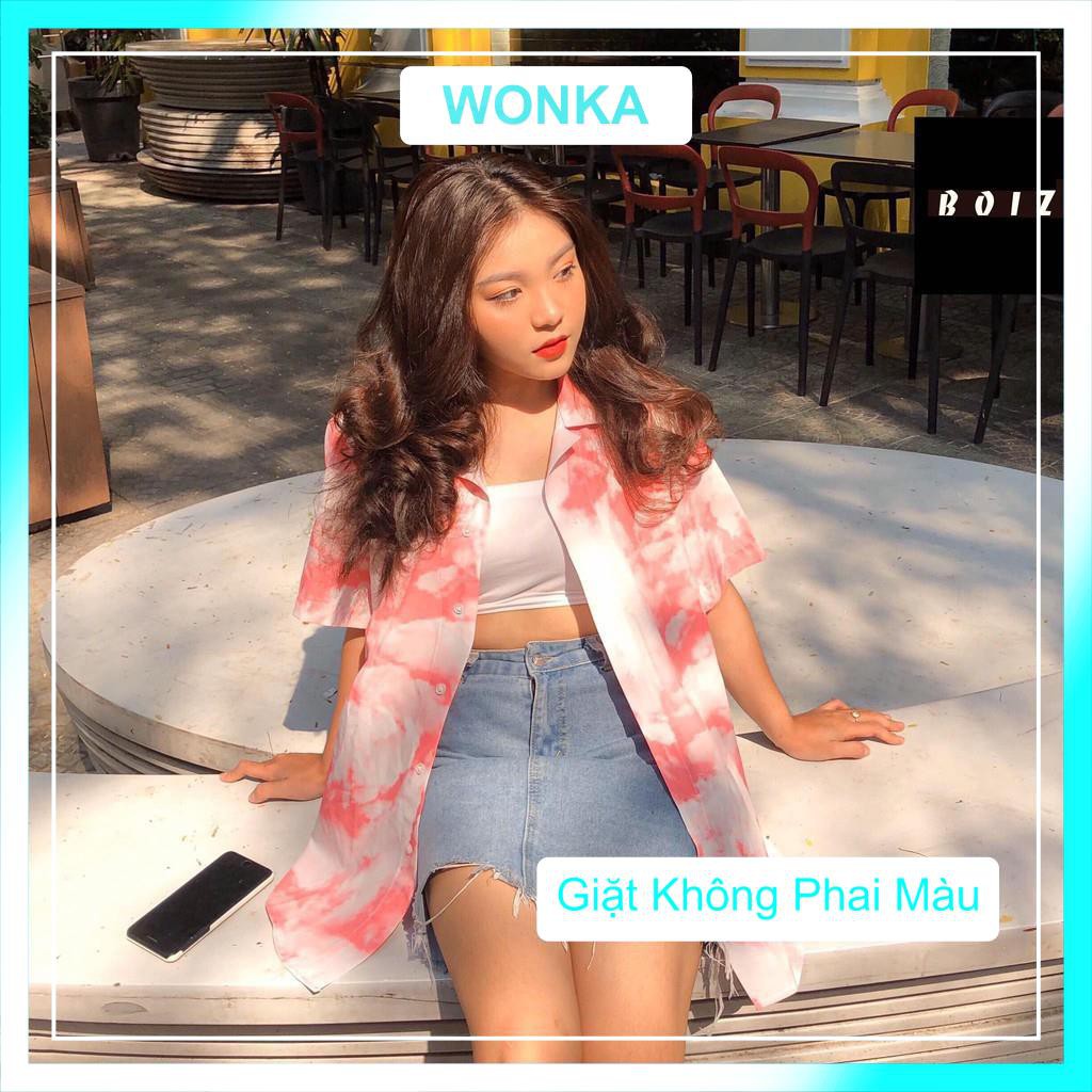 [CLIP THẬT] Áo sơ mi tay ngắn họa tiết Vân Mây Cloud Fulltag Mende tay lỡ [ FORM UNISEX ] | BigBuy360 - bigbuy360.vn