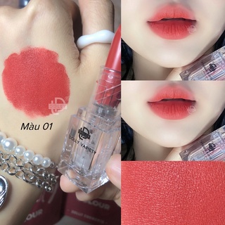 Son thỏi lì siêu mịn môi DOLLY VARIETY [Màu Hồng trà sữa]