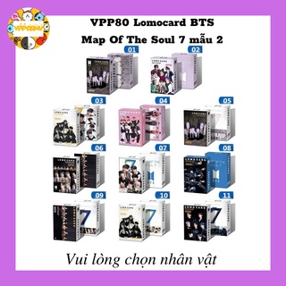 [VPP ARMY] VPP80 Lomocard hình ảnh nhóm nhạc BTS Map Of The Soul 7 hộp 30 tấm