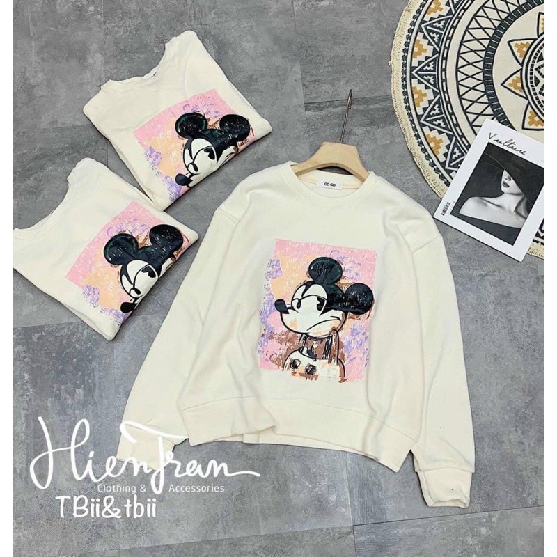 Áo nỉ 2 màu dành cho nữ ( chất nỉ bông ) | BigBuy360 - bigbuy360.vn