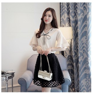 .ÁO KIỂU NỮ - ❣️FREESHIP❣️Áo Kiểu Tay Loe đục lỗ