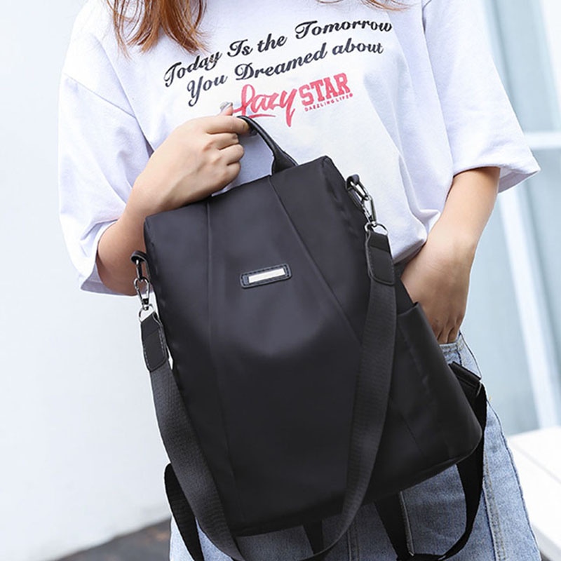 Ba lô đeo vai IELGY bằng vải nylon cỡ lớn thời trang cho nữ